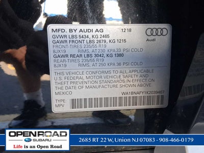 2019 Audi Q5 Premium Plus