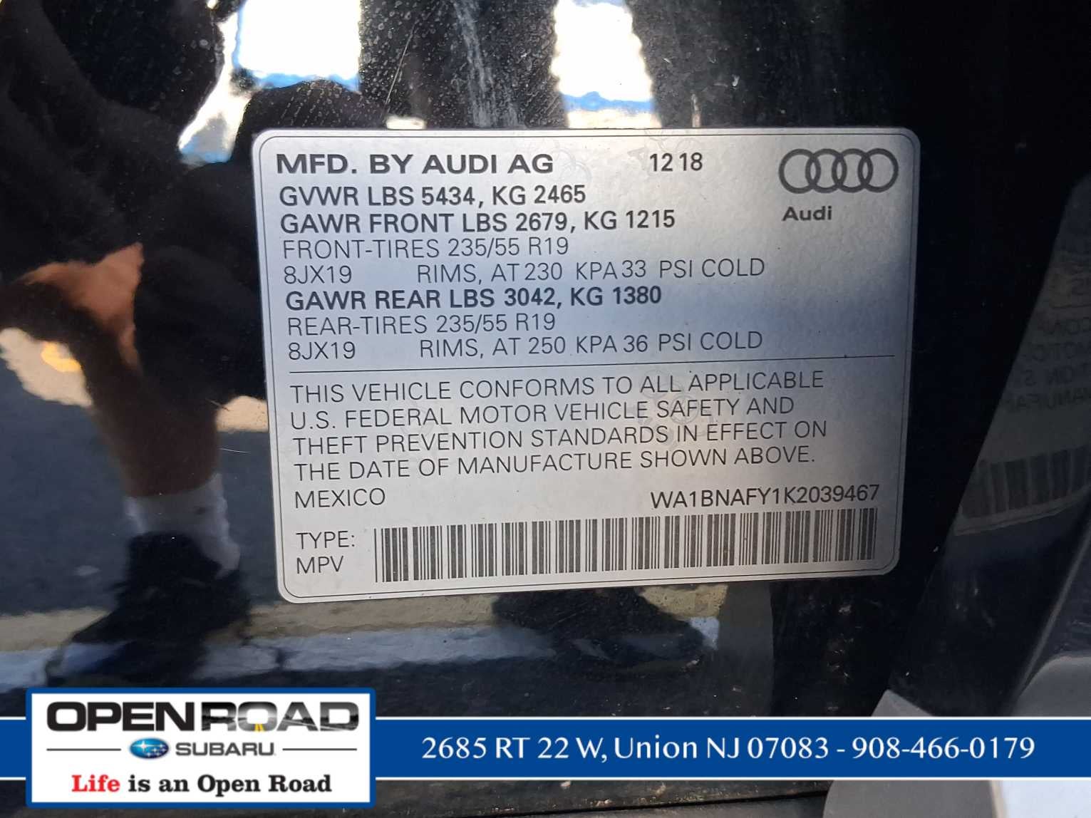 2019 Audi Q5 Premium Plus
