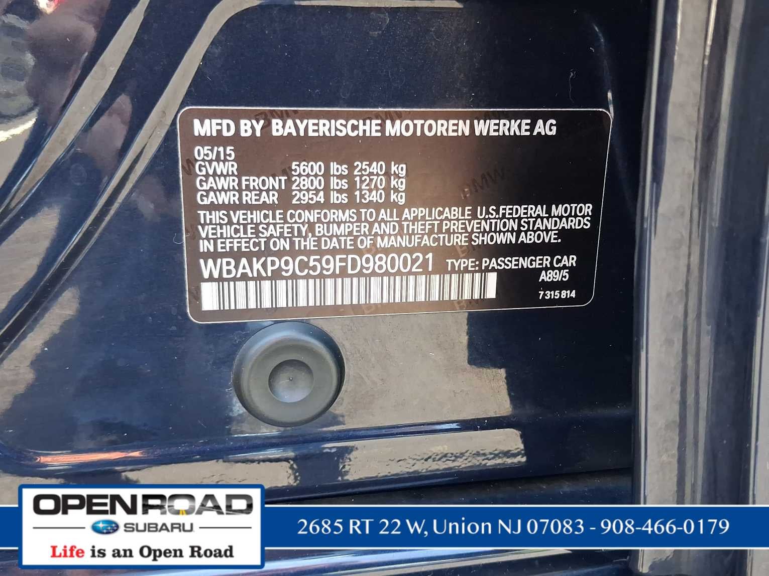 2015 BMW 550i xDrive 550i xDrive