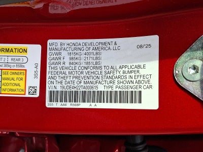 2026 Acura Integra CVT