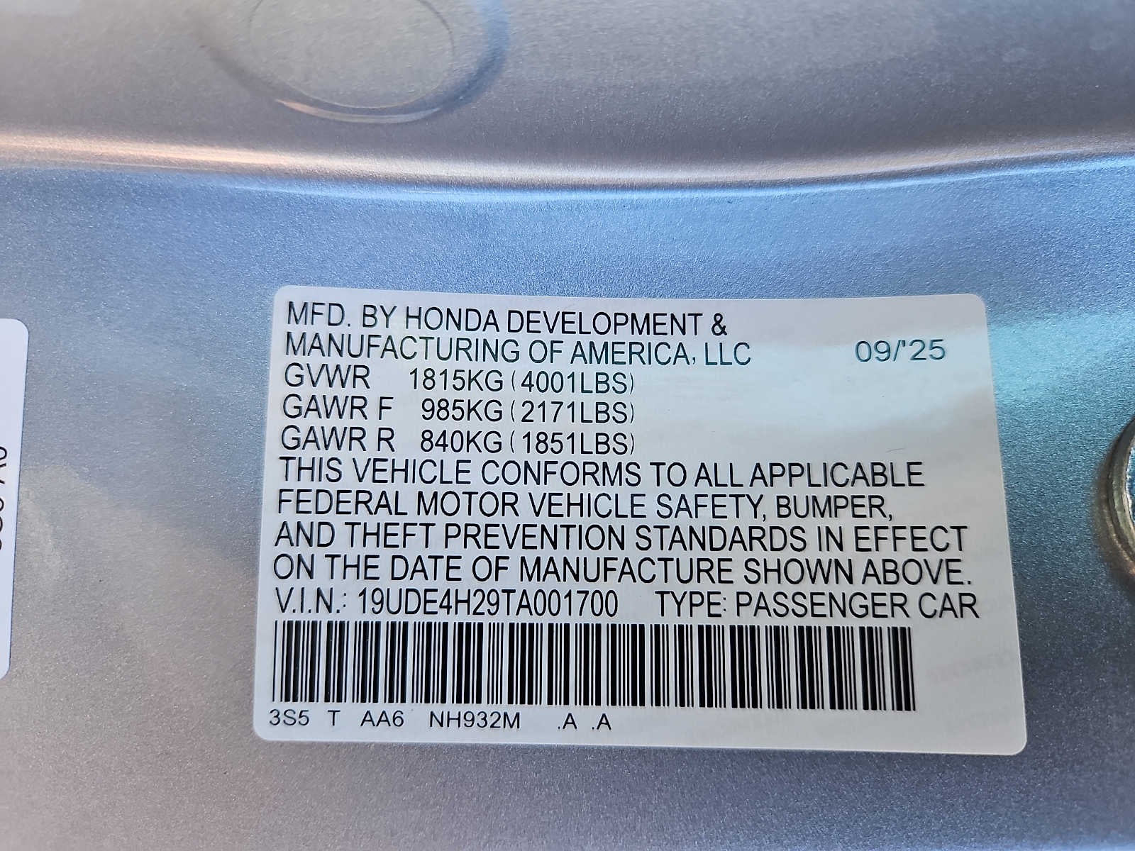 2026 Acura Integra CVT
