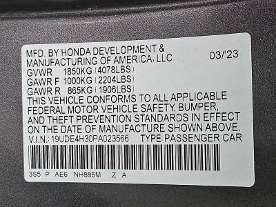 2023 Acura Integra CVT w/A-Spec Package