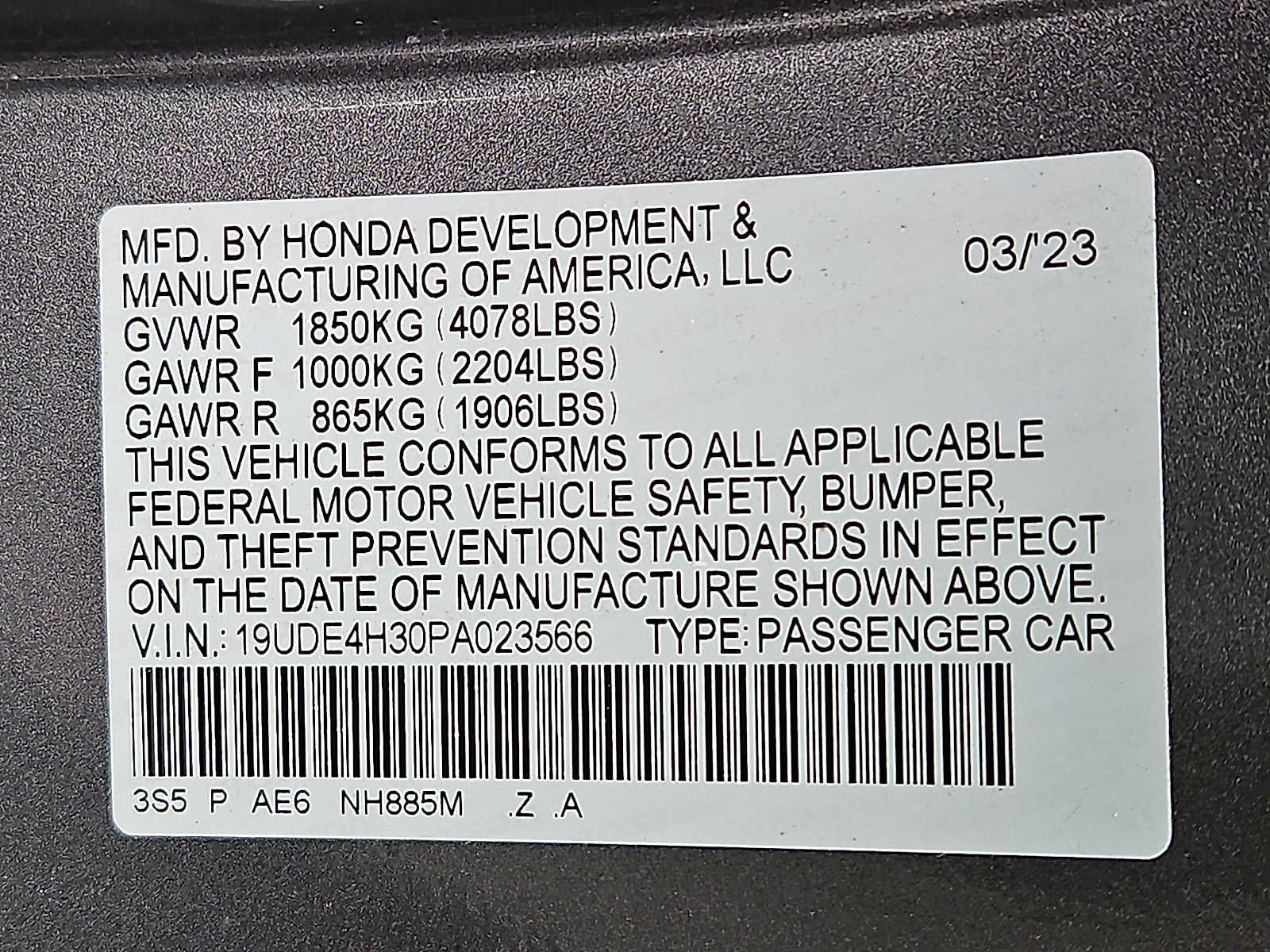 2023 Acura Integra CVT w/A-Spec Package