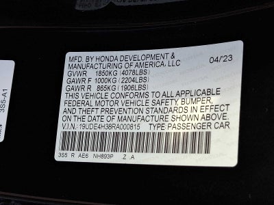 2024 Acura Integra CVT w/A-Spec Package