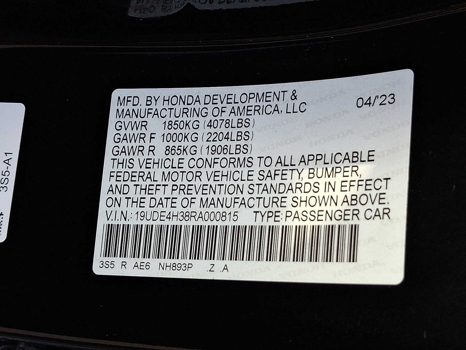 2024 Acura Integra CVT w/A-Spec Package