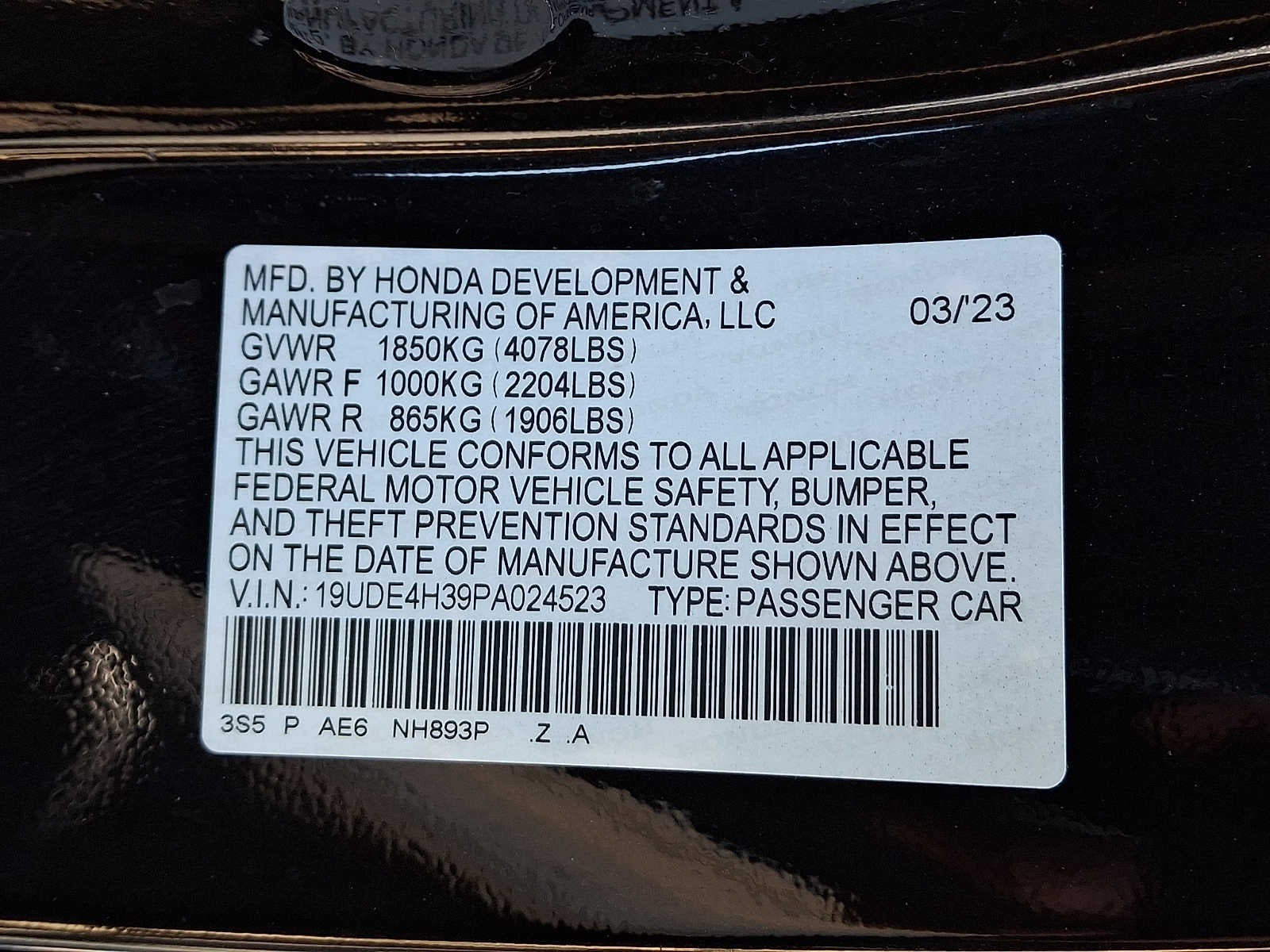 2023 Acura Integra CVT w/A-Spec Package