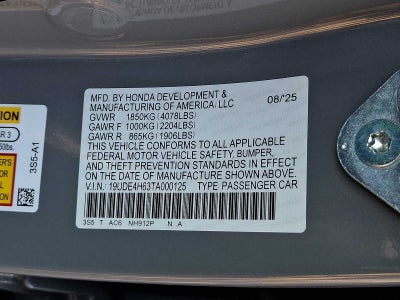 2026 Acura Integra CVT w/A-Spec Technology Package