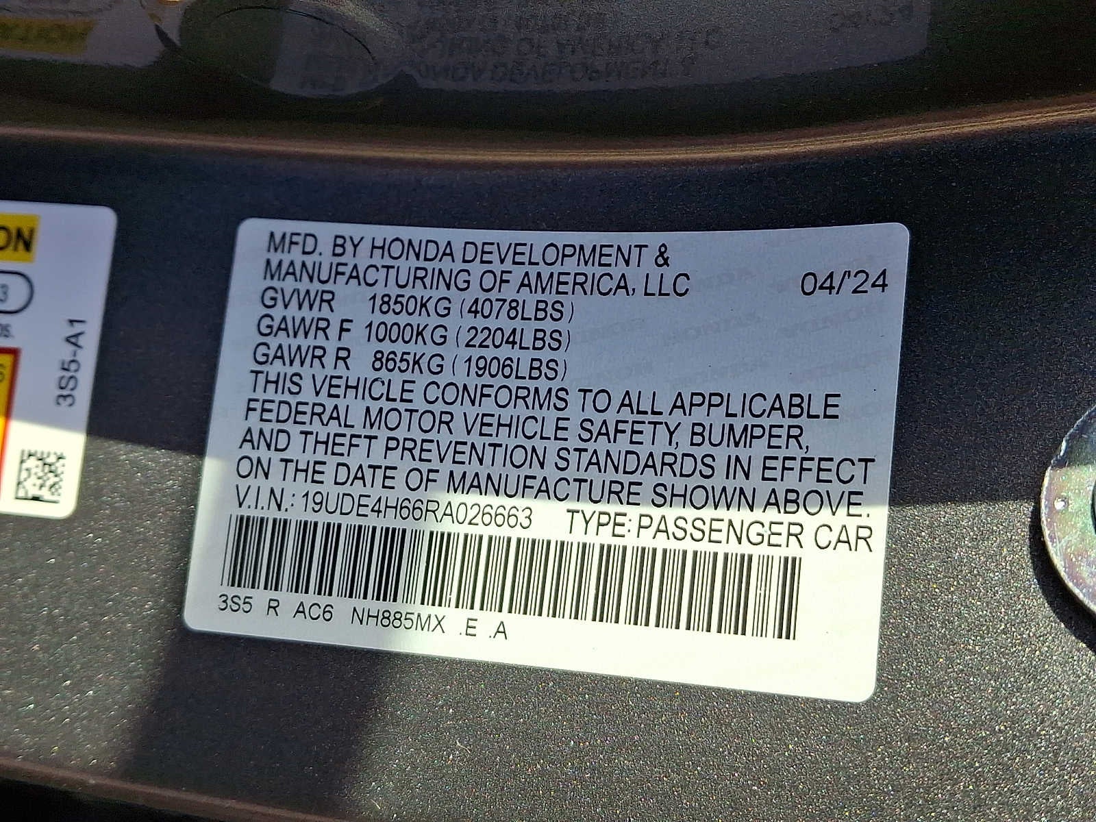 2024 Acura Integra CVT w/A-Spec Technology Package