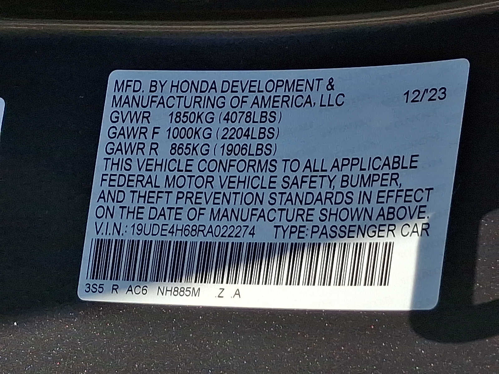 2024 Acura Integra CVT w/A-Spec Technology Package