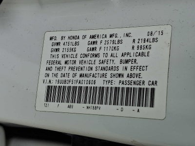 2015 Acura TLX 4dr Sdn SH-AWD V6 Tech