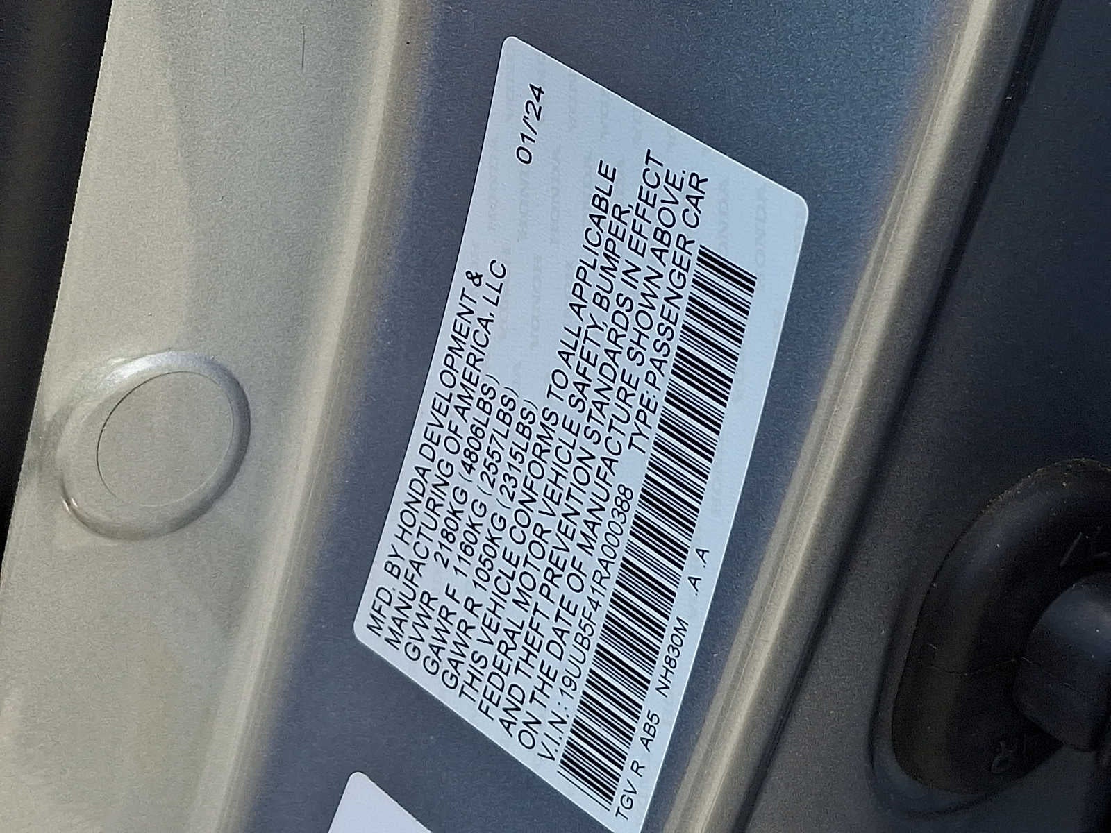 2024 Acura TLX FWD w/Technology Package