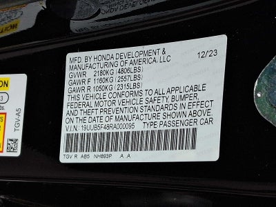 2024 Acura TLX FWD w/Technology Package