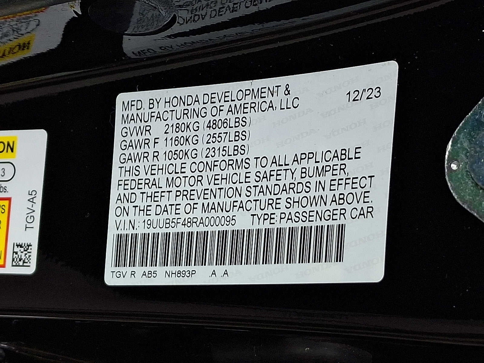 2024 Acura TLX FWD w/Technology Package