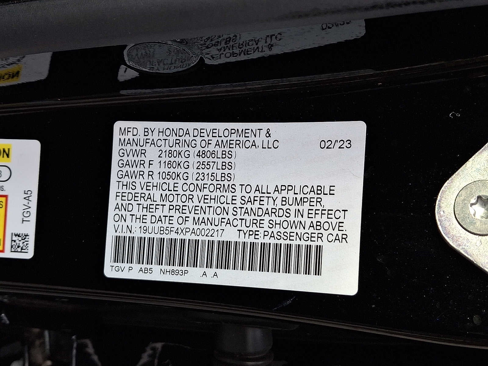 2023 Acura TLX FWD w/Technology Package