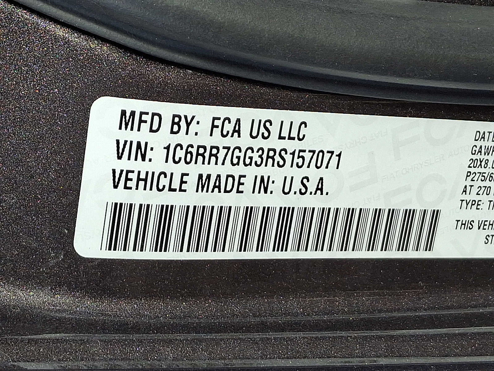 2024 RAM 1500 Classic SLT 4x4 Quad Cab 64 Box