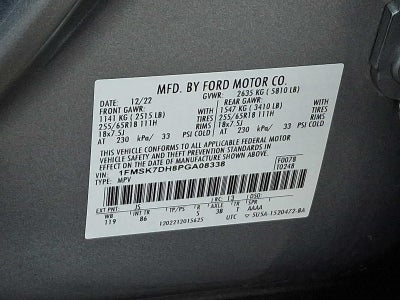 2023 Ford Explorer XLT RWD