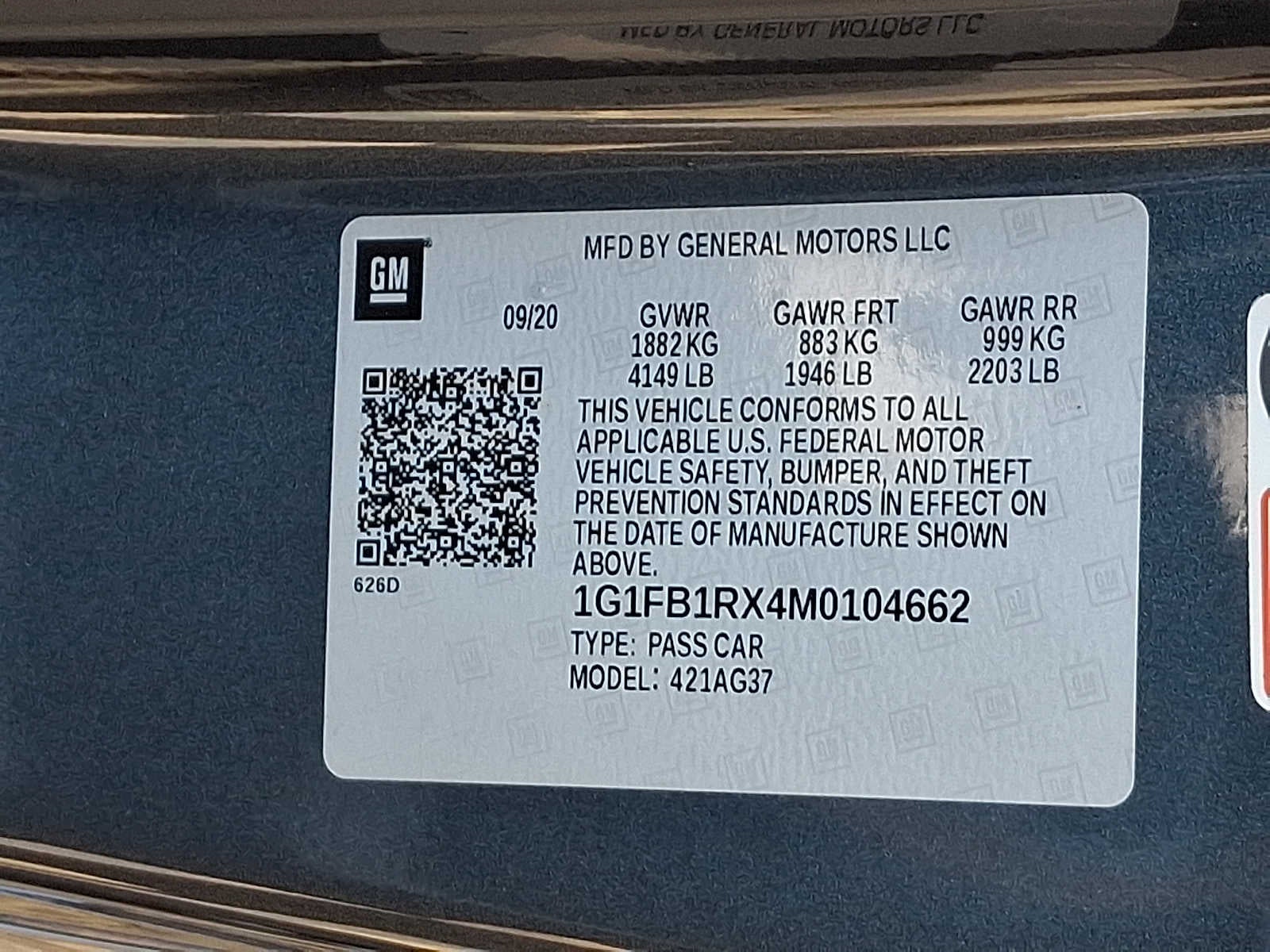2021 Chevrolet Camaro 2dr Cpe 1LT