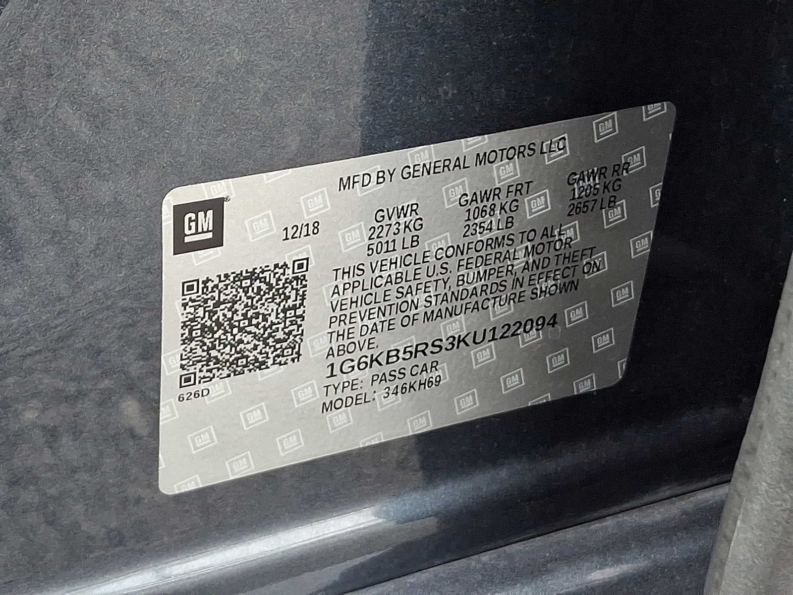 2019 Cadillac CT6 4dr Sdn 3.6L Luxury AWD