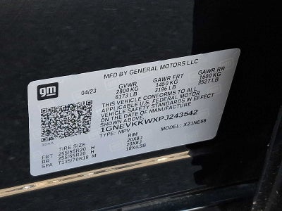 2023 Chevrolet Traverse AWD 4dr Premier