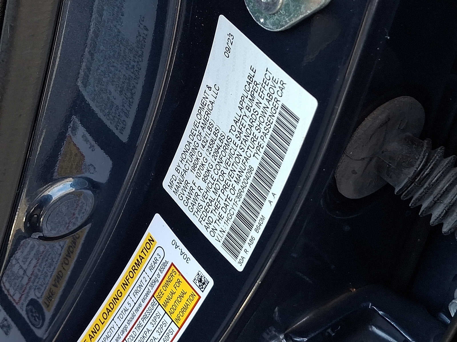 2024 Honda Accord EX CVT