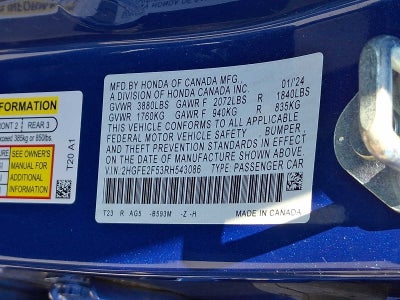 2024 Honda Civic Sport CVT