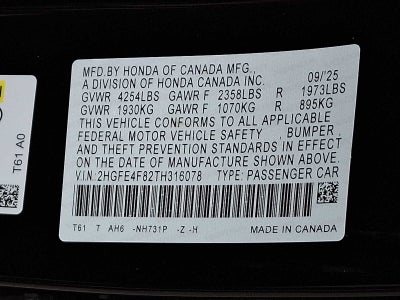 2026 Honda Civic Hybrid Sport CVT