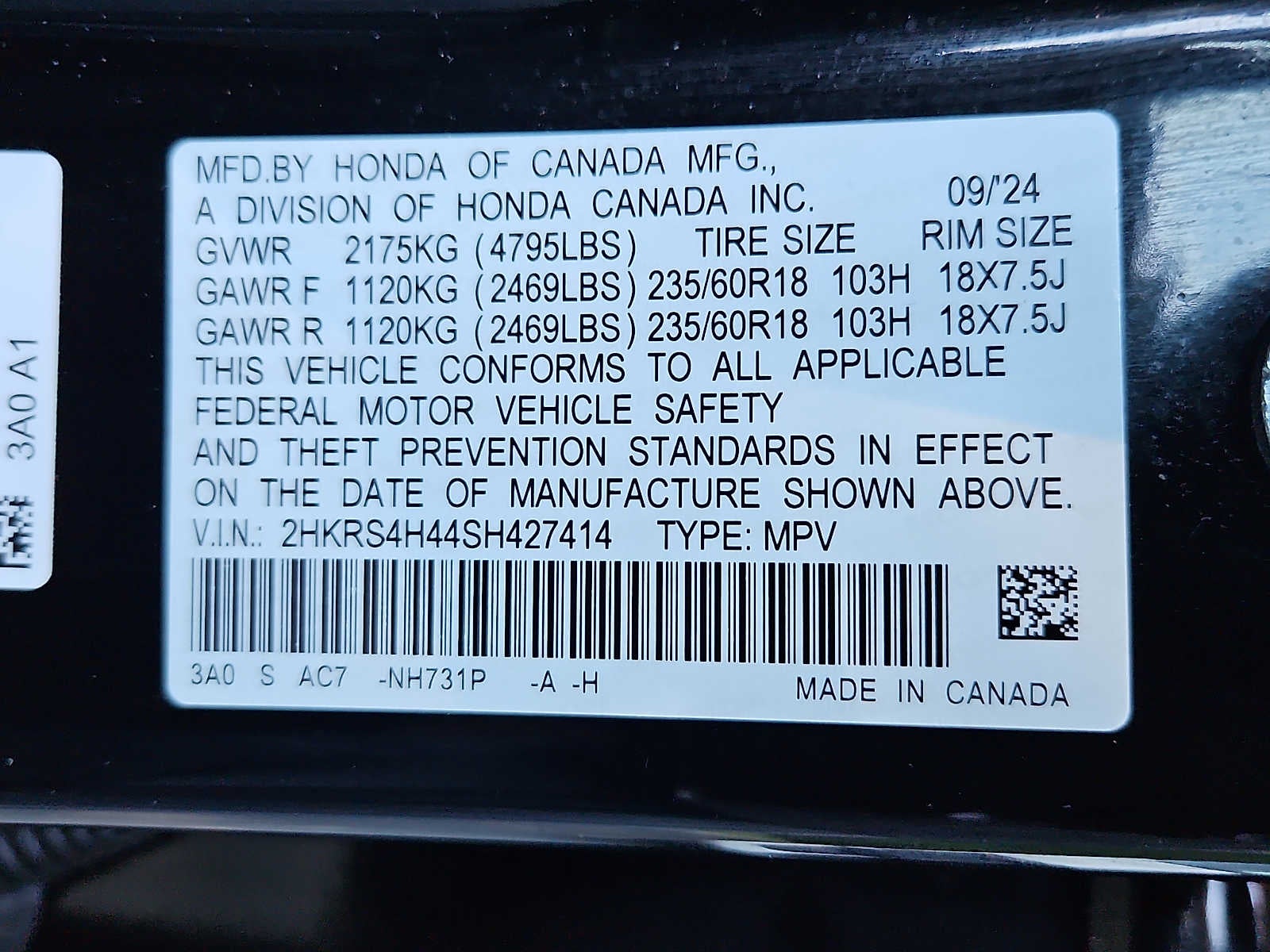 2025 Honda CR-V EX AWD