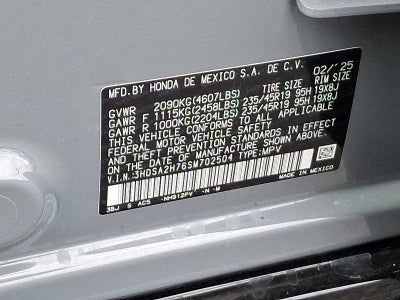 2025 Acura ADX AWD w/A-Spec Advance Package