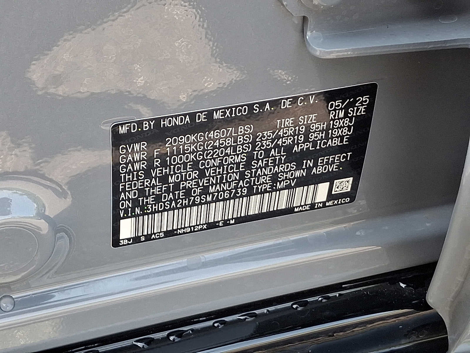 2025 Acura ADX AWD w/A-Spec Advance Package