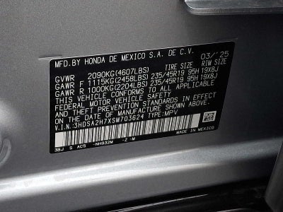 2025 Acura ADX AWD w/A-Spec Advance Package