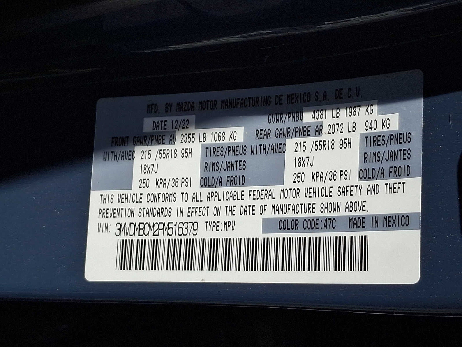 2023 Mazda Mazda CX-30 2.5 S Carbon Edition AWD