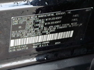 2021 Toyota RAV4 Hybrid XLE AWD