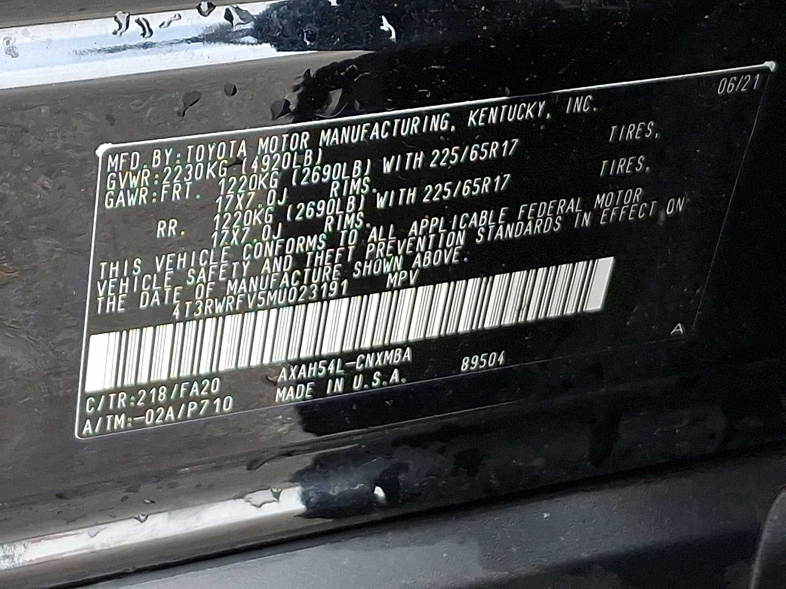 2021 Toyota RAV4 Hybrid XLE AWD