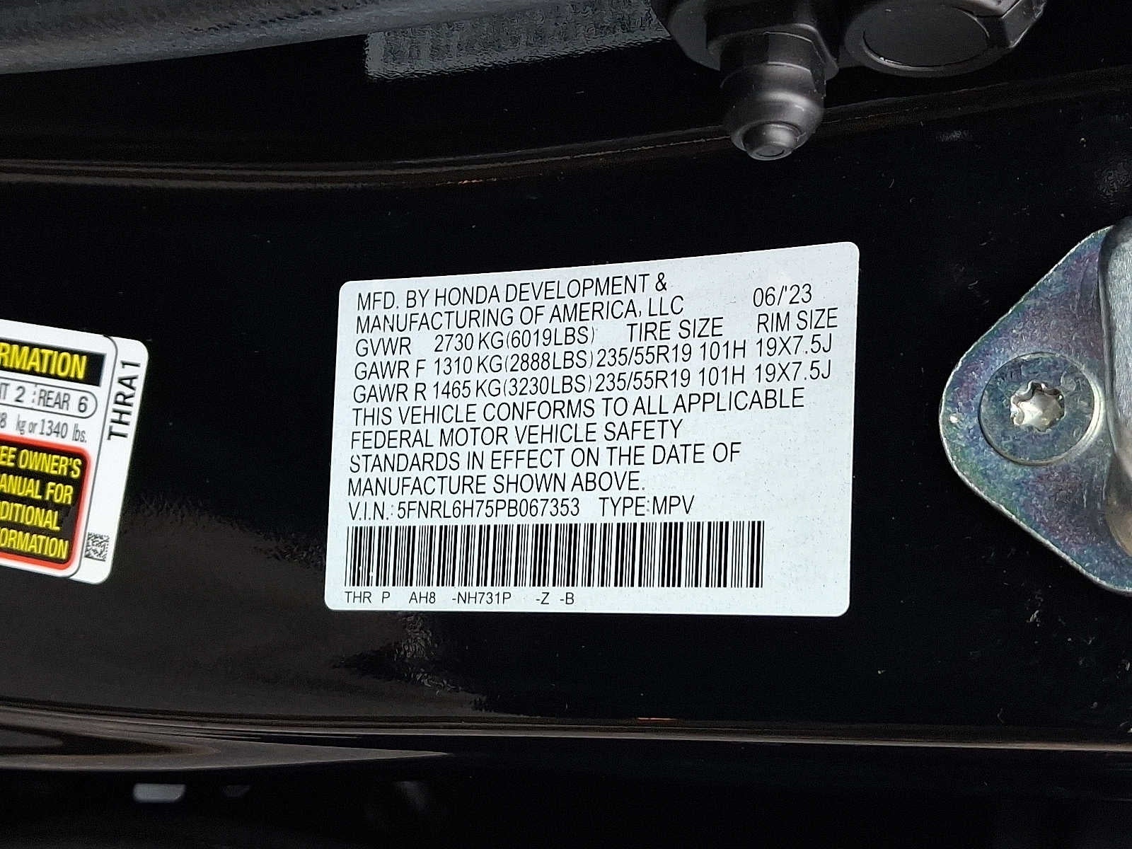 2023 Honda Odyssey Sport Auto