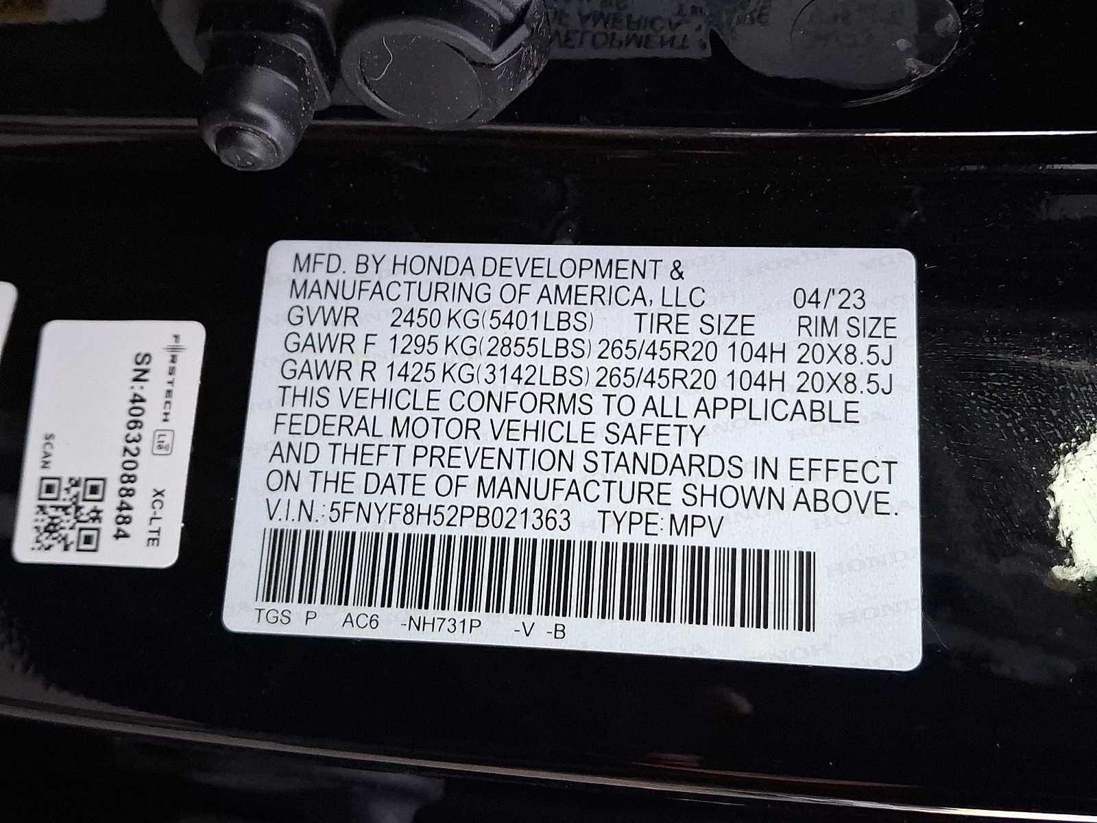 2023 Honda Passport EX-L AWD