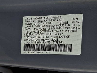 2025 Honda Pilot TrailSport AWD