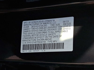 2023 Honda Pilot Elite AWD