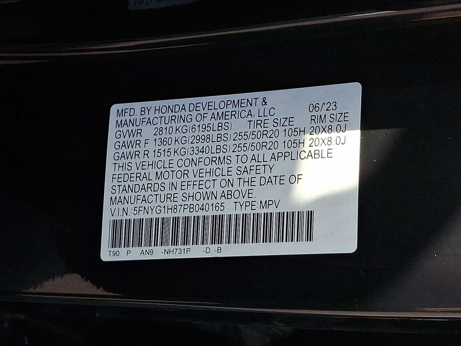 2023 Honda Pilot Elite AWD