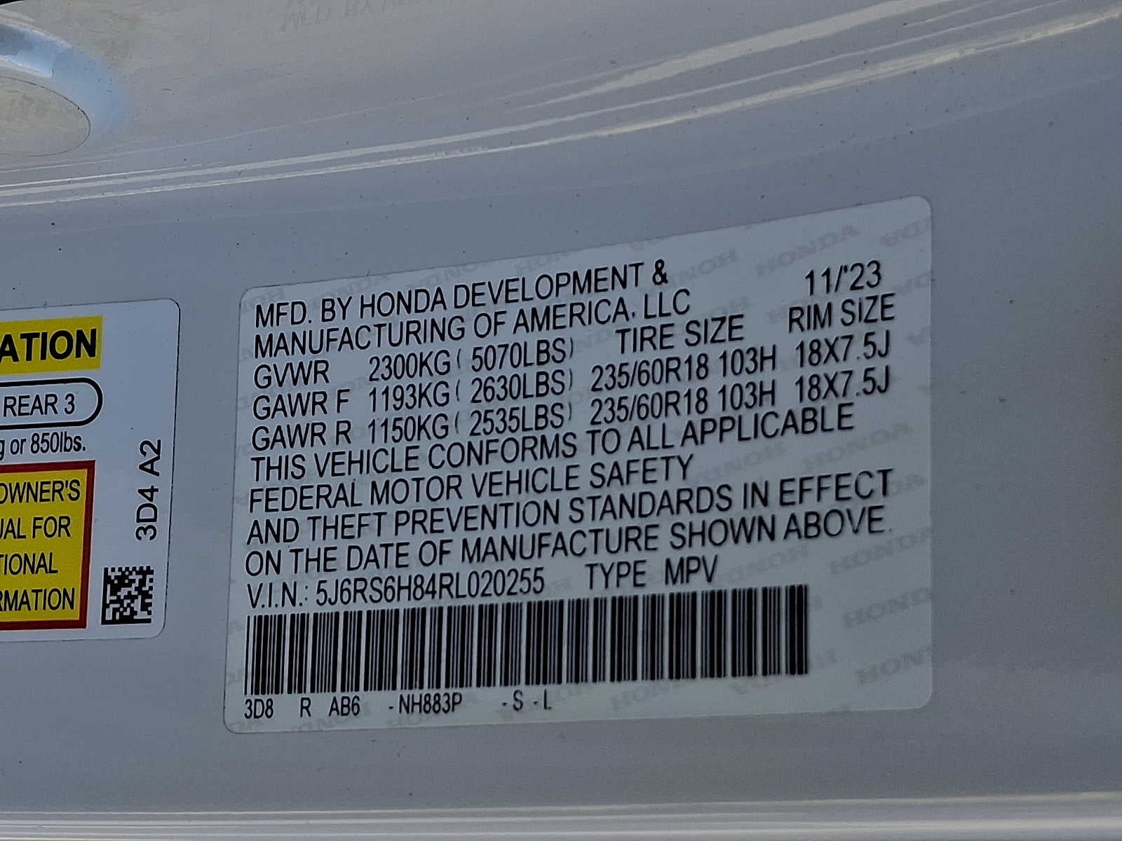 2024 Honda CR-V Hybrid Sport-L AWD