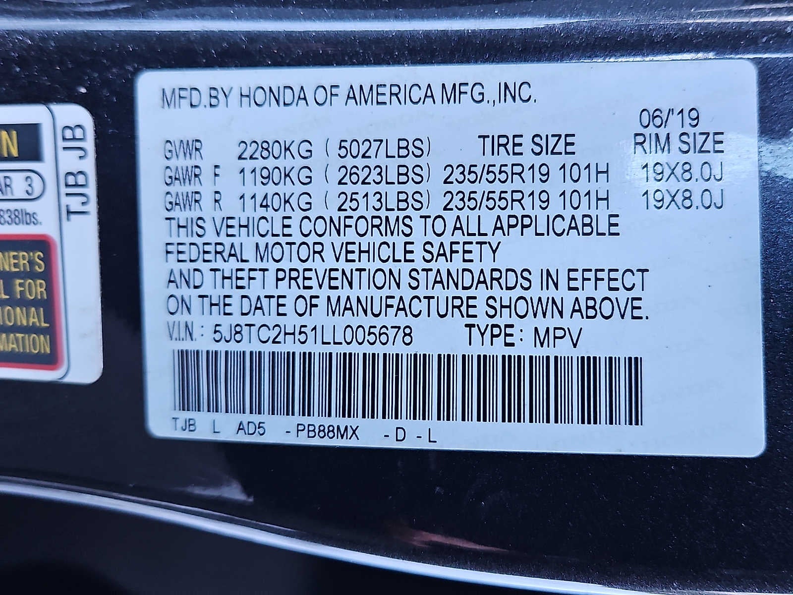 2020 Acura RDX SH-AWD w/Technology Pkg