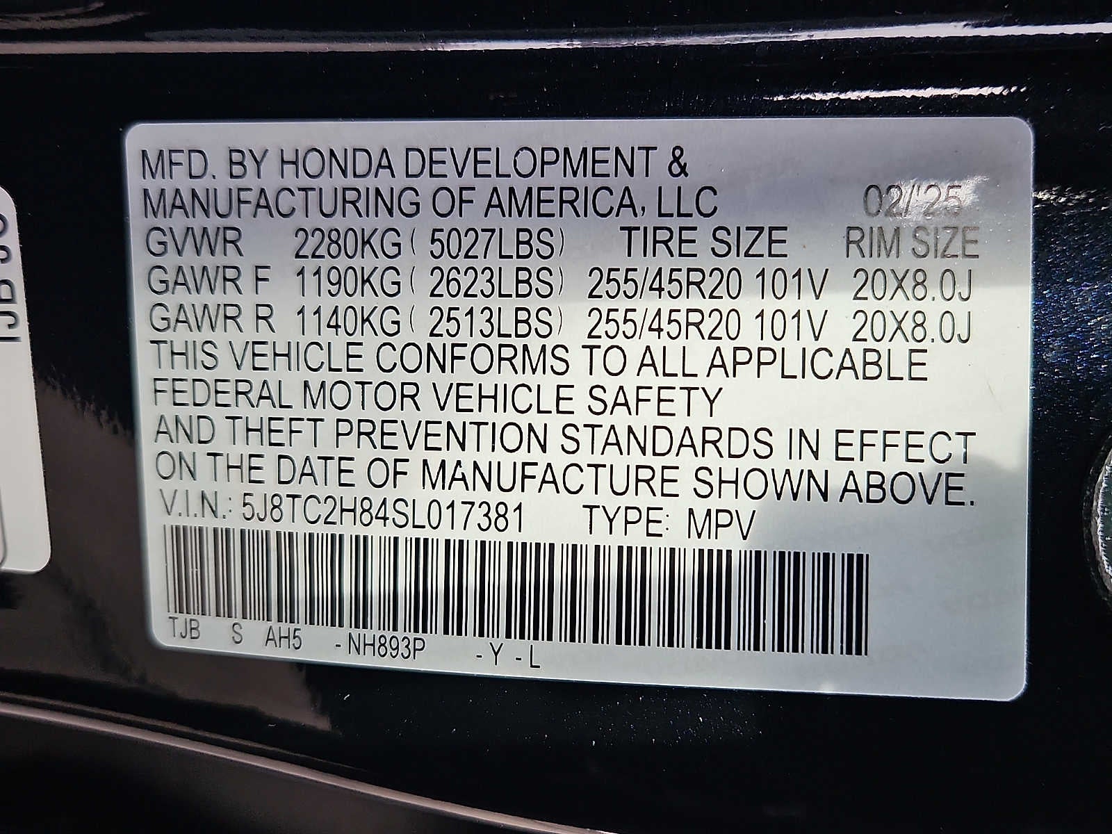 2025 Acura RDX SH-AWD w/A-Spec Advance Package