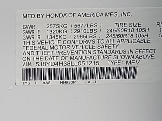2020 Acura MDX SH-AWD 7-Passenger in Bridgewater, NJ - Open Road Automotive Group