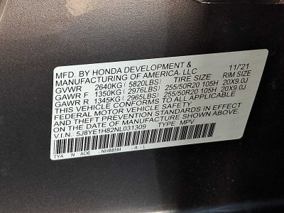 2022 Acura MDX SH-AWD w/Advance Package