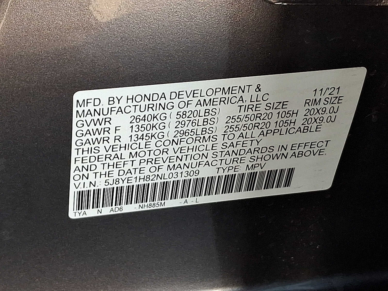 2022 Acura MDX SH-AWD w/Advance Package