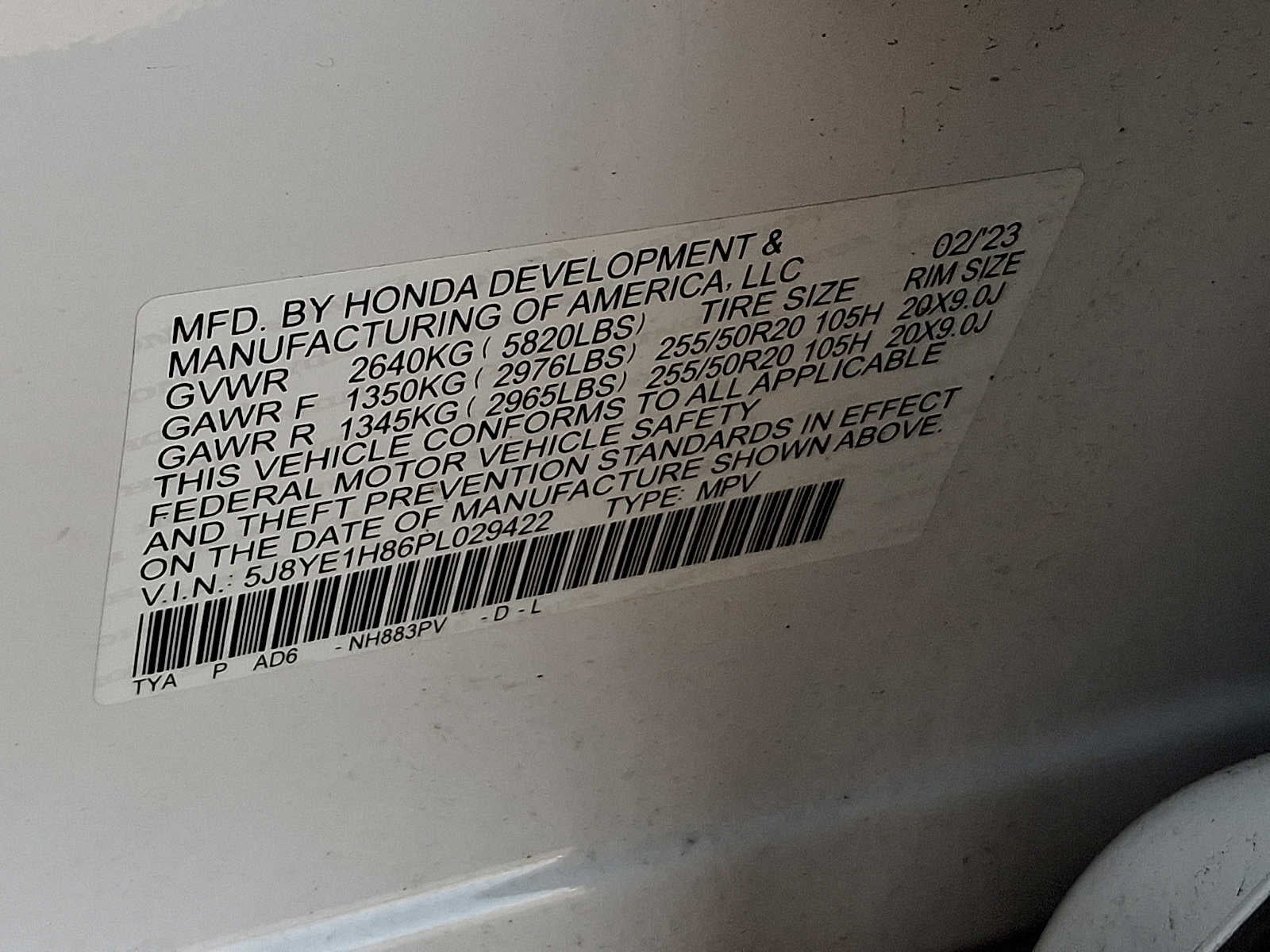 2023 Acura MDX SH-AWD w/Advance Package