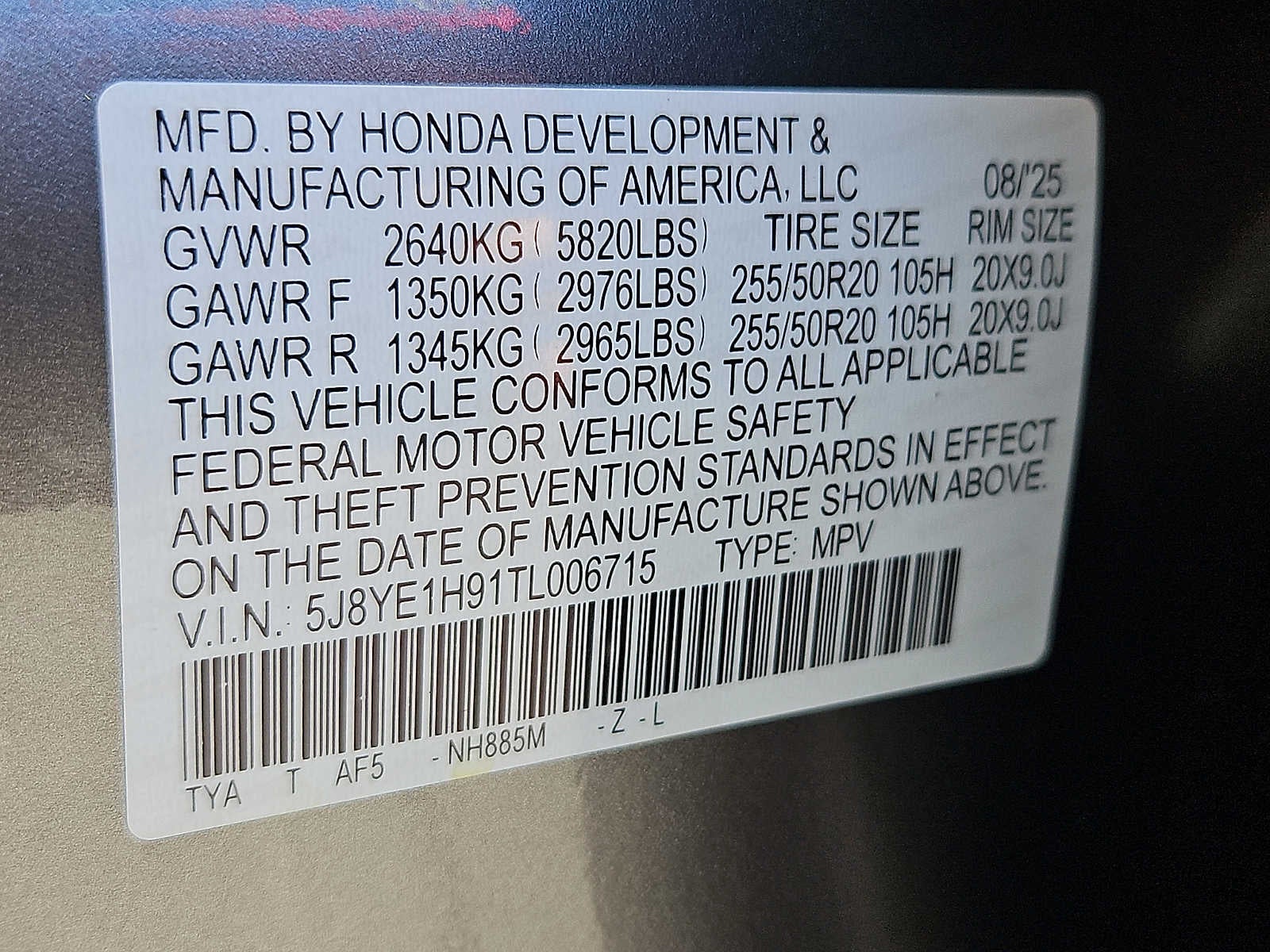 2026 Acura MDX SH-AWD w/A-Spec Advance Package
