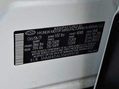 2022 Hyundai Santa Fe Limited AWD