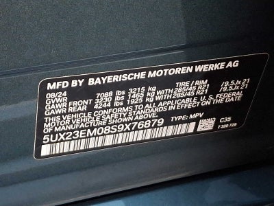 2025 BMW X7 xDrive40i Sports Activity Vehicle