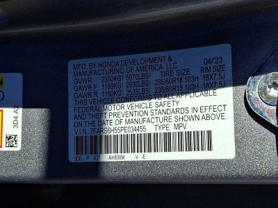 2023 Honda CR-V Hybrid Sport AWD w/o BSI