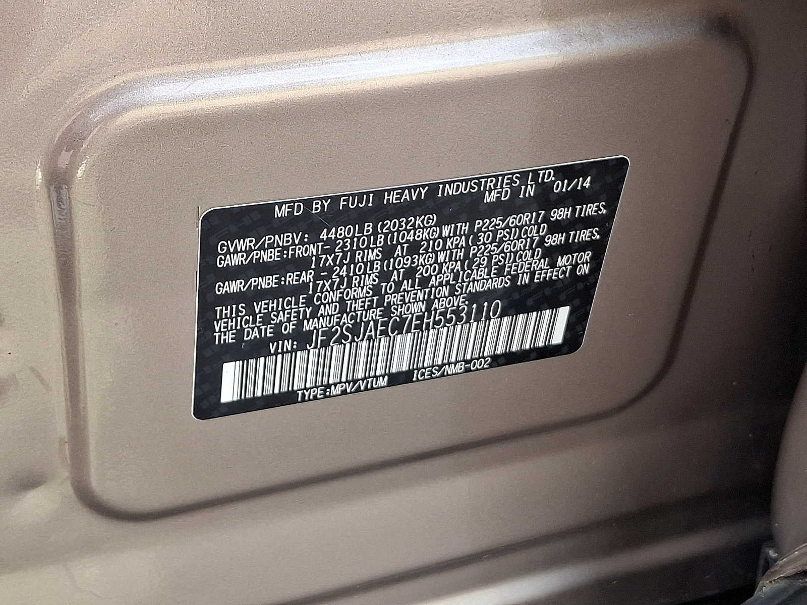 2014 Subaru Forester 4dr Auto 2.5i Premium PZEV
